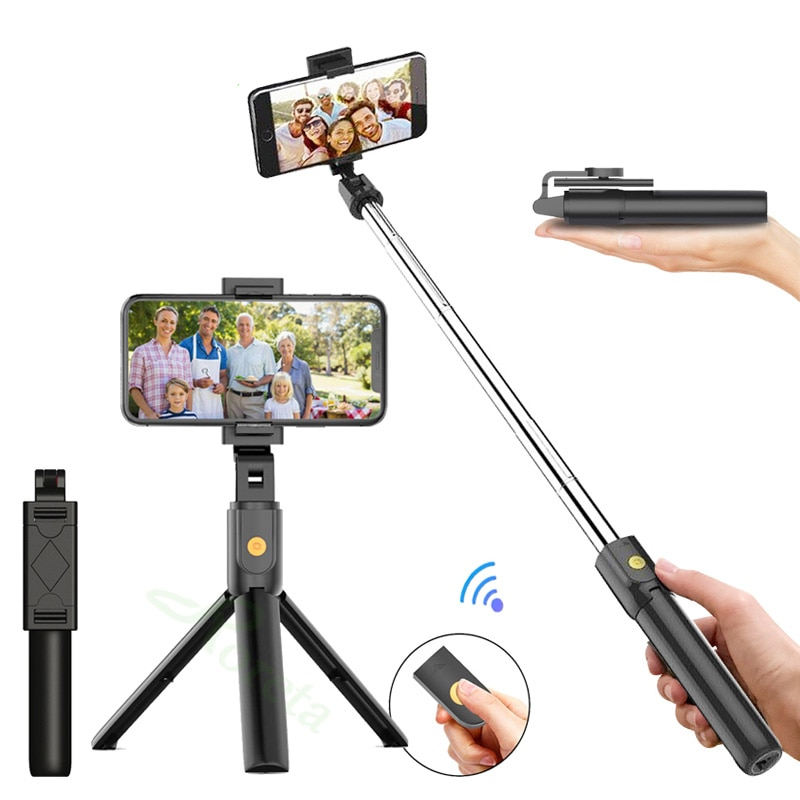 Universal Folding Selfie Stick with Bluetooth Shutter