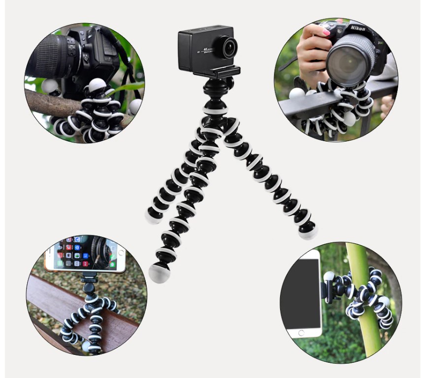 Octopus Tripod with Phone Clip