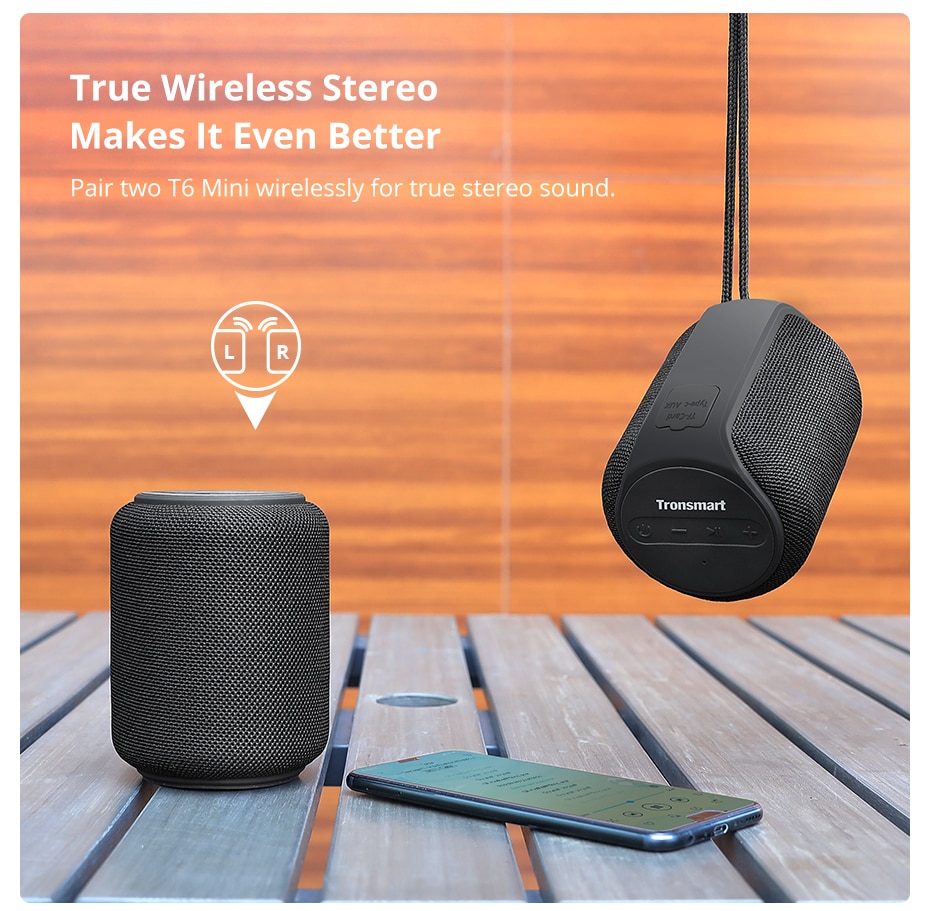 Mini Black / Red Bluetooth Wireless Speaker